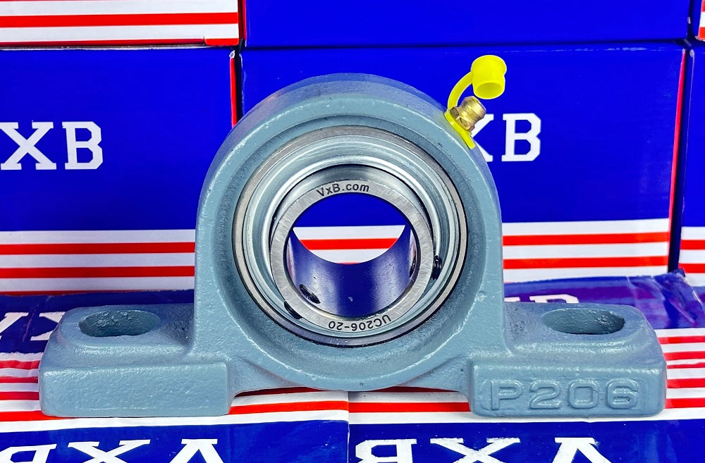 1-1/4 Bearing UCP206-20 Pillow Block Cast Housing Mounted Bearing - fast shipping 🇺🇸