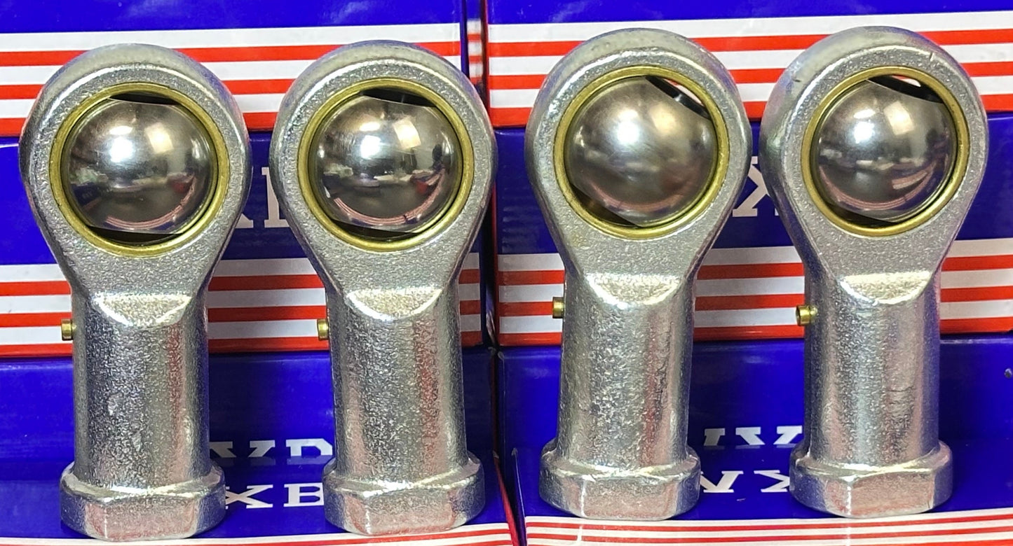 4 Female Rod End 22mm PHS22 2 Right Hand & 2 Left Hand Bearing