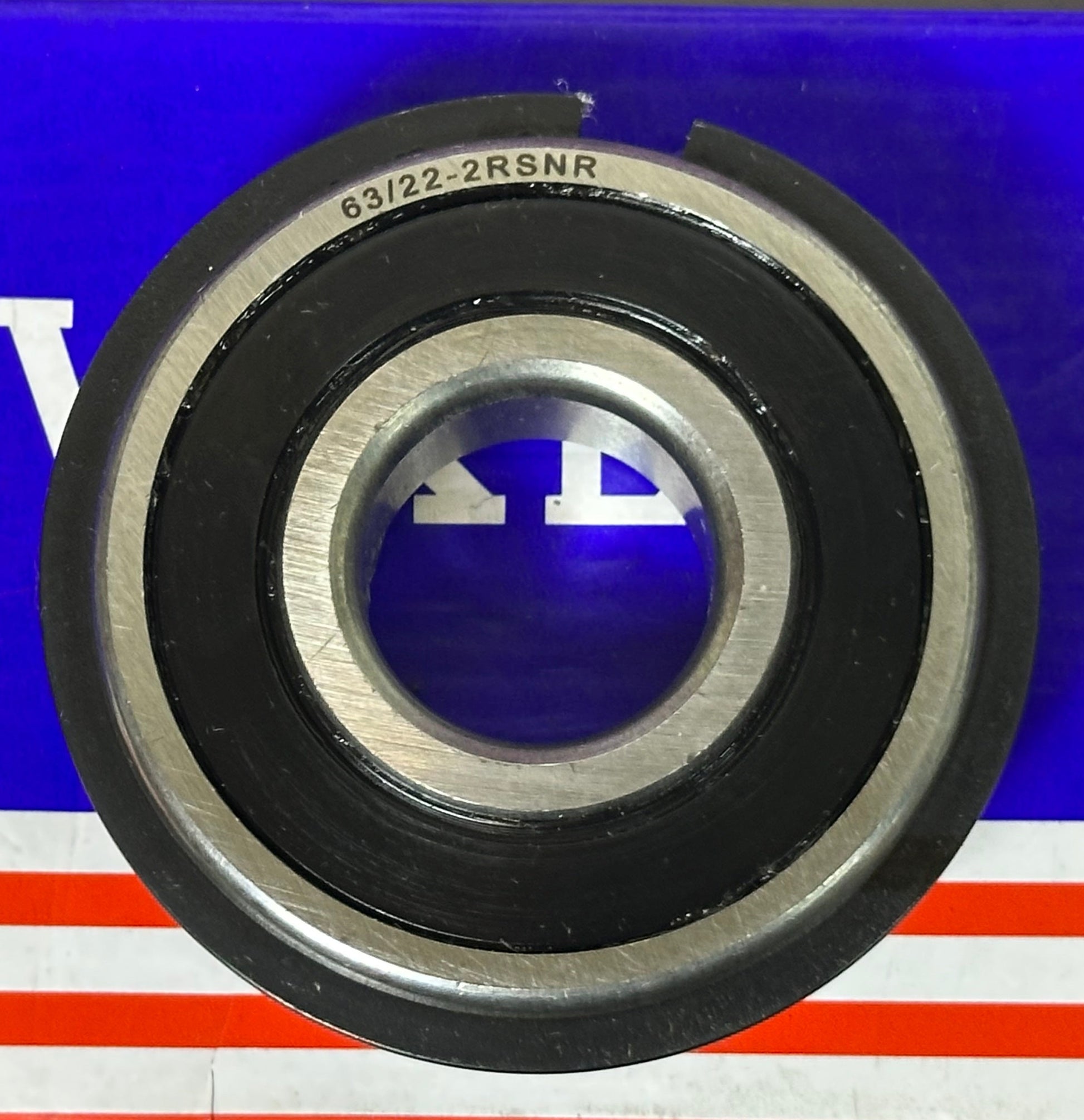 63/22-2RSNR Sealed Bearing - Snap Ring 22 X 56 X 16 - fast shipping 🇺🇸