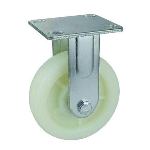 4" Heavy Duty Caster Wheel 441 Lbs Fixed Polypropylene Top Plate - fast shipping 🇺🇸