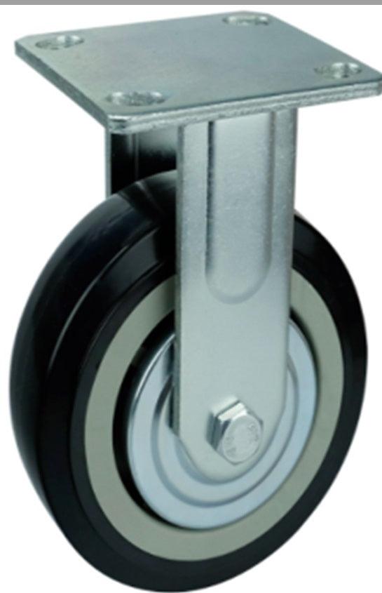 4" Heavy Duty Caster Wheel 441 Lbs Fixed - PVC - Top Plate Mount - fast shipping 🇺🇸