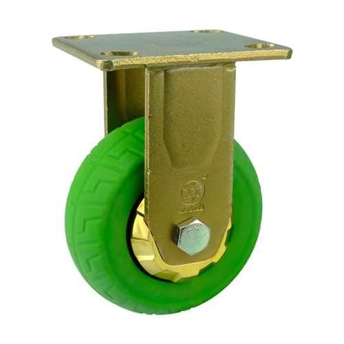 4" Heavy Duty Caster Wheel 441 Lbs Fixed - TPR - Top Plate - fast shipping 🇺🇸