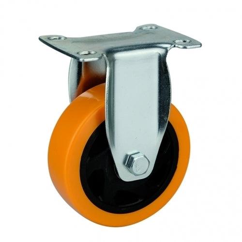 4" Caster Wheel 154 Lbs Rigid PVC - Top Plate Mount - fast shipping 🇺🇸
