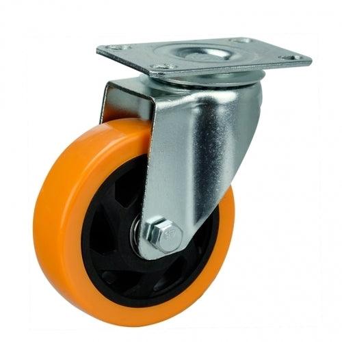 4" Caster Wheel 154 Lbs - PVC - Top Plate Mount - fast shipping 🇺🇸