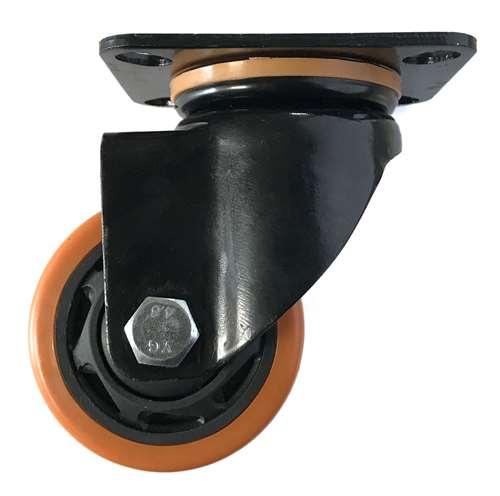 4" Caster Wheel 551 Lbs - PU - Polypropylene Top Plate - fast shipping 🇺🇸