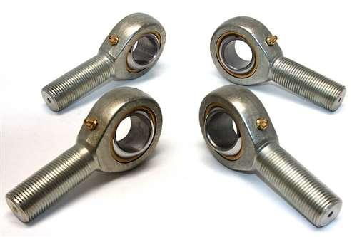 4 Male Rod End 16mm POS16 - 2 RH + 2 LH Hand Bearing - fast shipping 🇺🇸