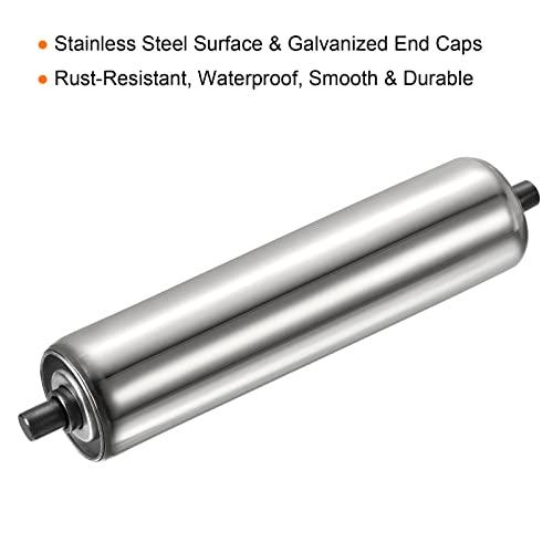 Gravity Conveyor Roller - 2" Diameter x 10" Length - Stainless Steel - fast shipping 🇺🇸