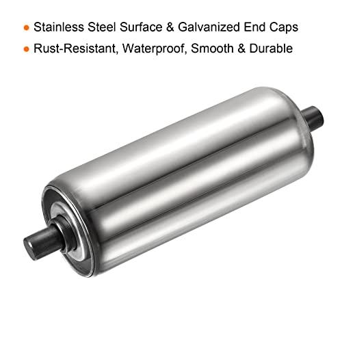 Gravity Conveyor Roller - 2" Diameter x 6" Length - Stainless Steel - fast shipping 🇺🇸