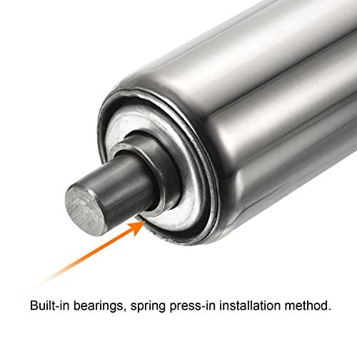 Gravity Conveyor Roller 1.5" Diameter x 20" Length - Stainless Steel - fast shipping 🇺🇸