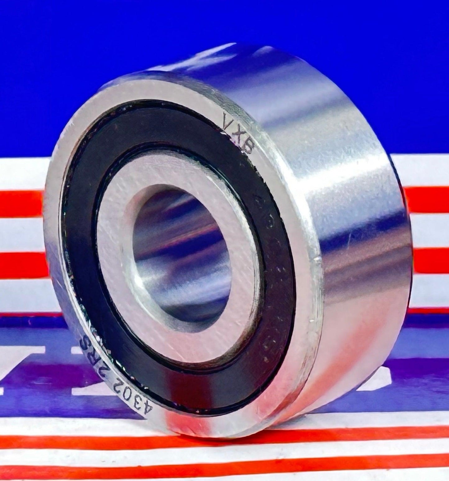 4302-2RS Sealed Angular Contact Double Row Bearing 15x42x17mm - fast shipping 🇺🇸