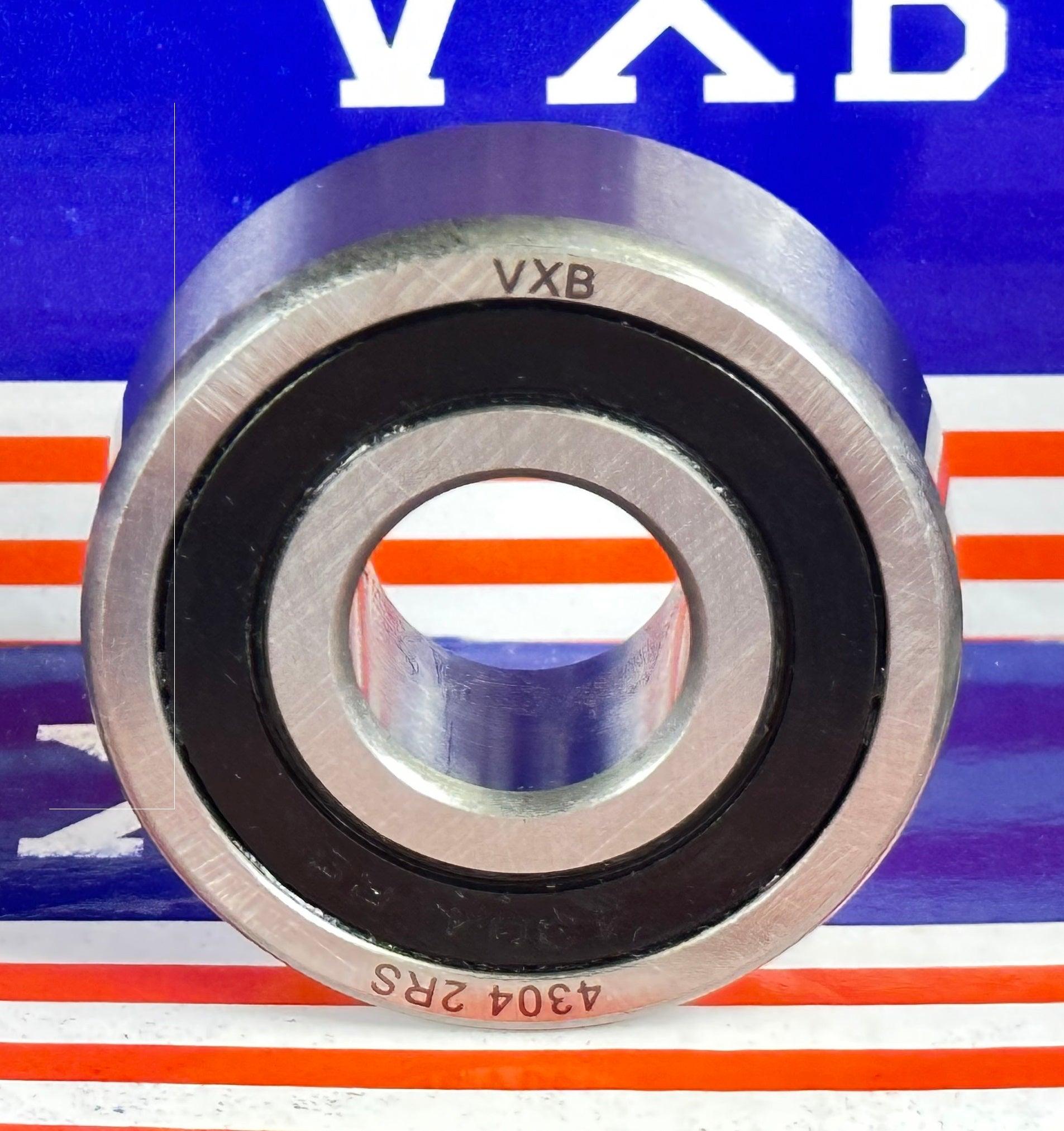 4304-2RS Bearing Double Row rubber sealed 20x52x21 Metric - fast shipping 🇺🇸