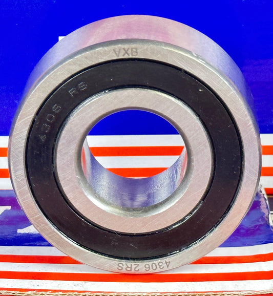 4306-2RS Sealed Double Row Bearing 30x72x27mm - fast shipping 🇺🇸
