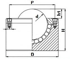 4409 lbs Heavy Duty Machined Steel Ball Transfer Unit - fast shipping 🇺🇸