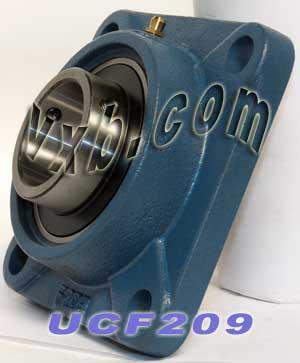 45mm Bearing UCF209 + Square Flanged Cast Housing Mounted Bearing - fast shipping 🇺🇸
