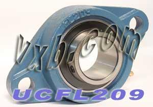 45mm Bearing UCFL-209 + 2-Bolt Flanged Cast Housing Mounted Bearing - fast shipping 🇺🇸