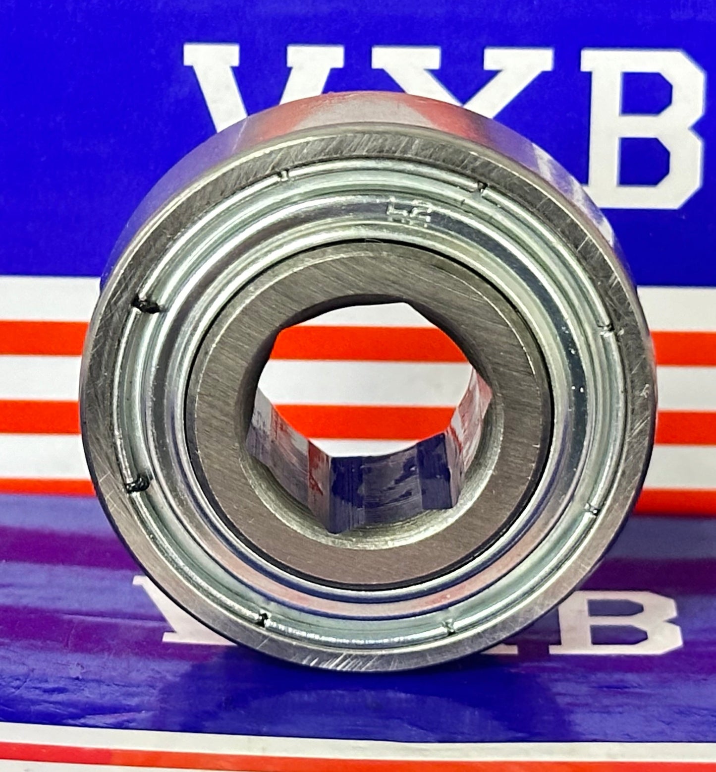 204KRR2 Agricultural Machinery bearing - Two Single lip Seals & Hex bore - fast shipping 🇺🇸