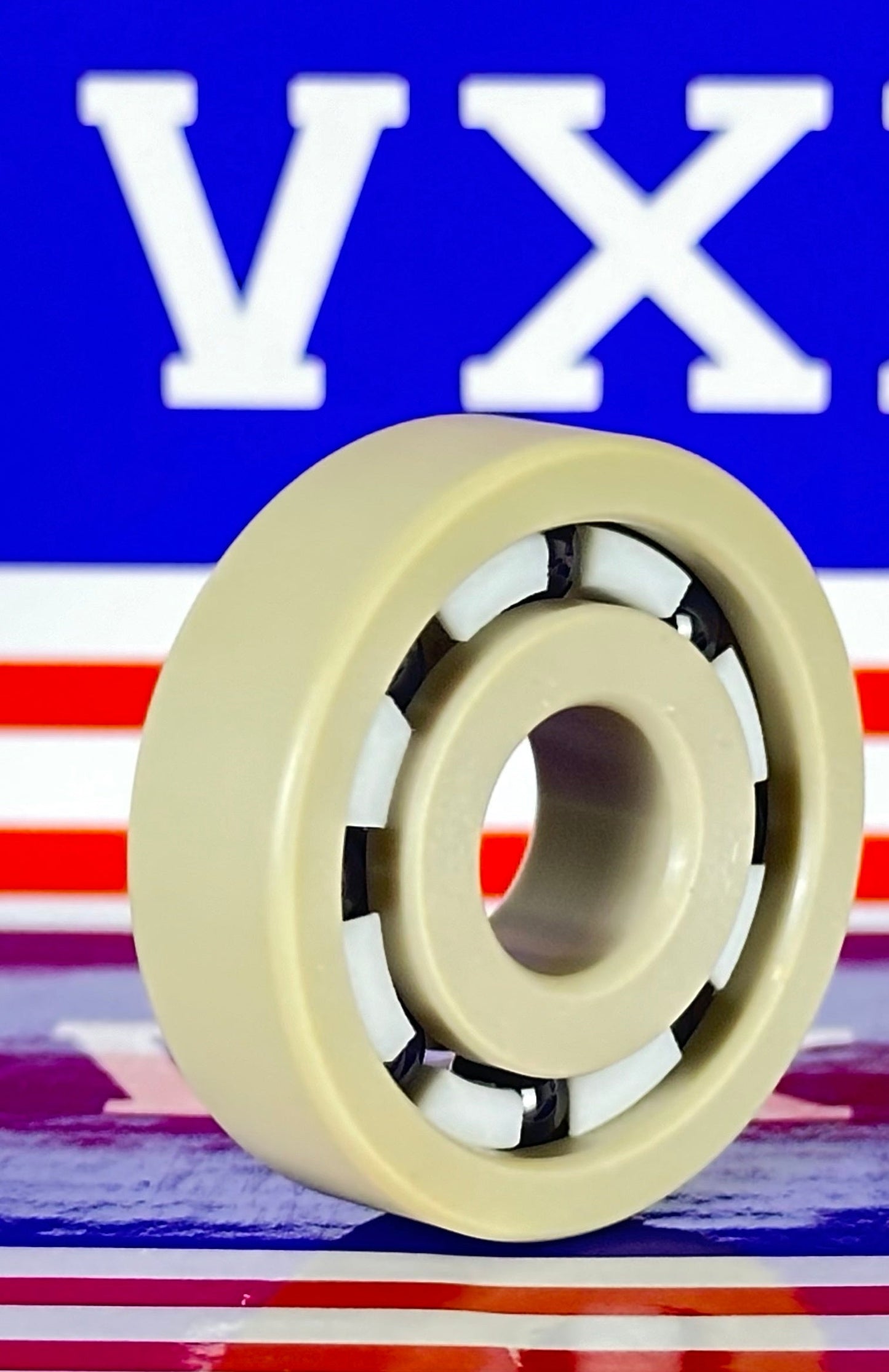 6200 PEEK Ball Bearing - Si₃N₄ Ceramic Balls - PTFE Cage - 10x30x9mm - fast shipping 🇺🇸
