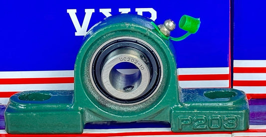 5/8 Bearing UCP202-10 + Pillow Block Cast Housing Mounted Bearing - fast shipping 🇺🇸