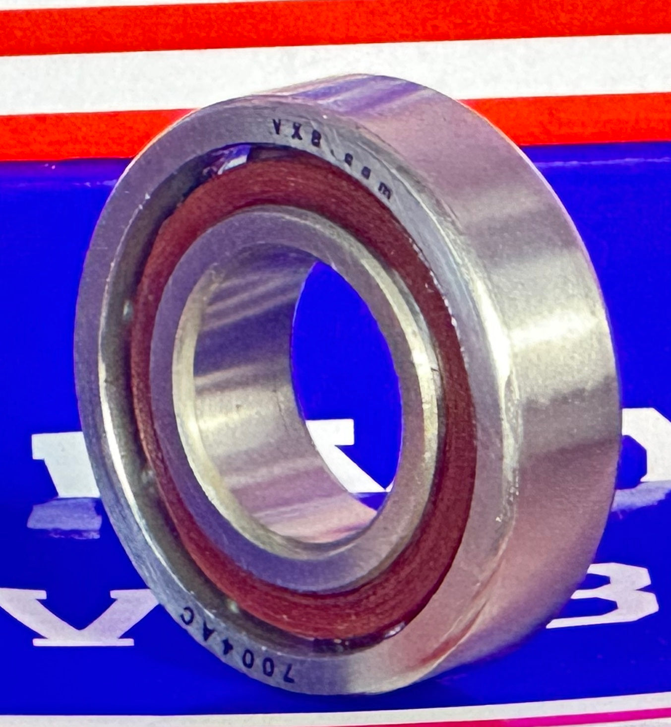 7004AC Angular Contact bearing Steel Cage 20x42x12mm - fast shipping 🇺🇸