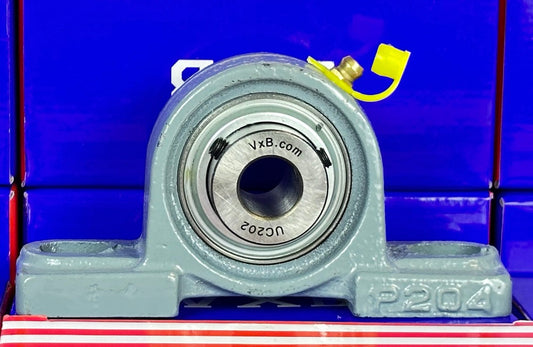 15mm Bearing UCP202 + Pillow Block Cast Housing Mounted Bearing - fast shipping 🇺🇸