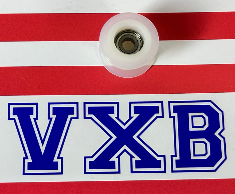 5mm Bore Bearing - 23mm Round Nylon Pulley Squared Groove Track Roller Bearing 5x23x13mm - fast shipping 🇺🇸