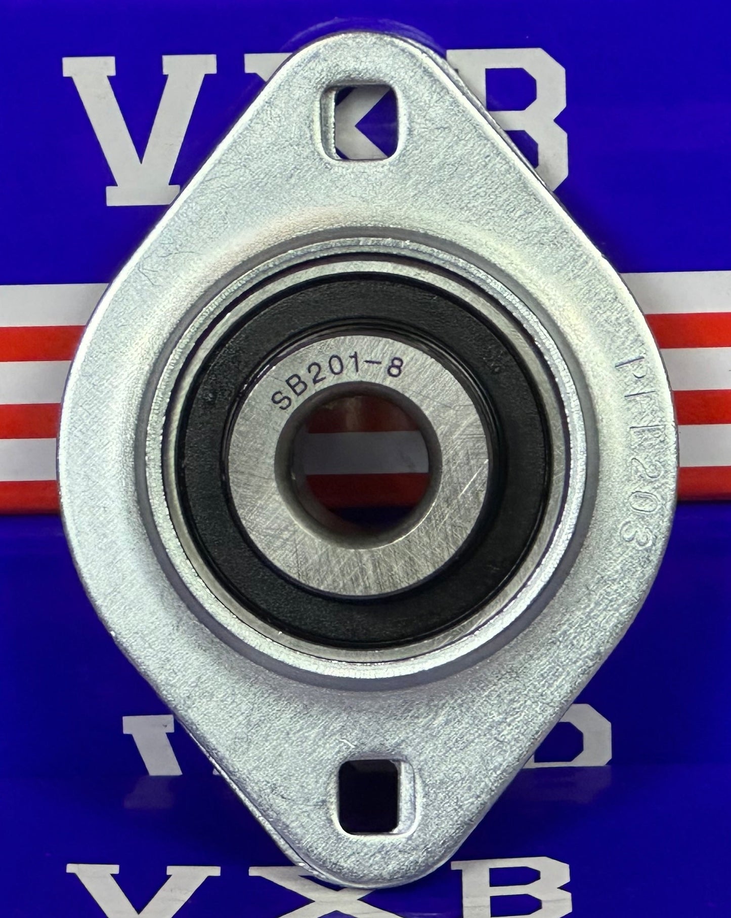 SBPFL201-8 Pressed Steel Housing Unit 2-Bolt 1/2" Flanged Bearing - fast shipping 🇺🇸