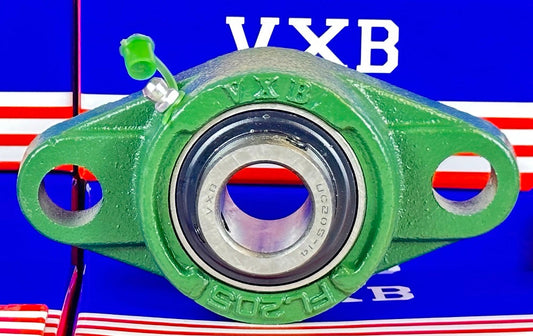 7/8 Bearing UCFL205-14 + 2-Bolt Flanged Housing Mounted Bearing - fast shipping 🇺🇸