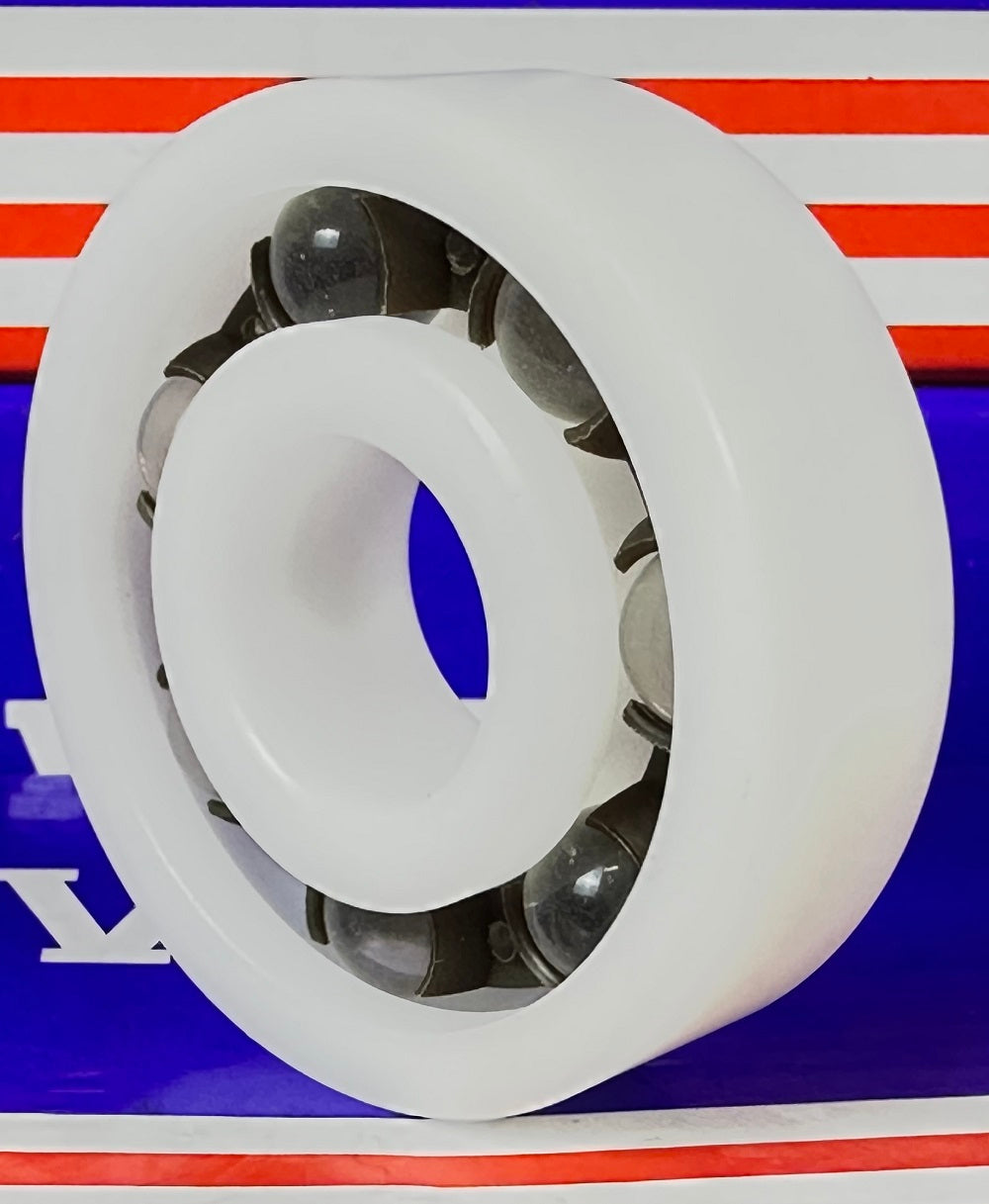Acetal/POM Plastic Bearing 6303 - Glass Balls - 17x47x14mm - fast shipping 🇺🇸