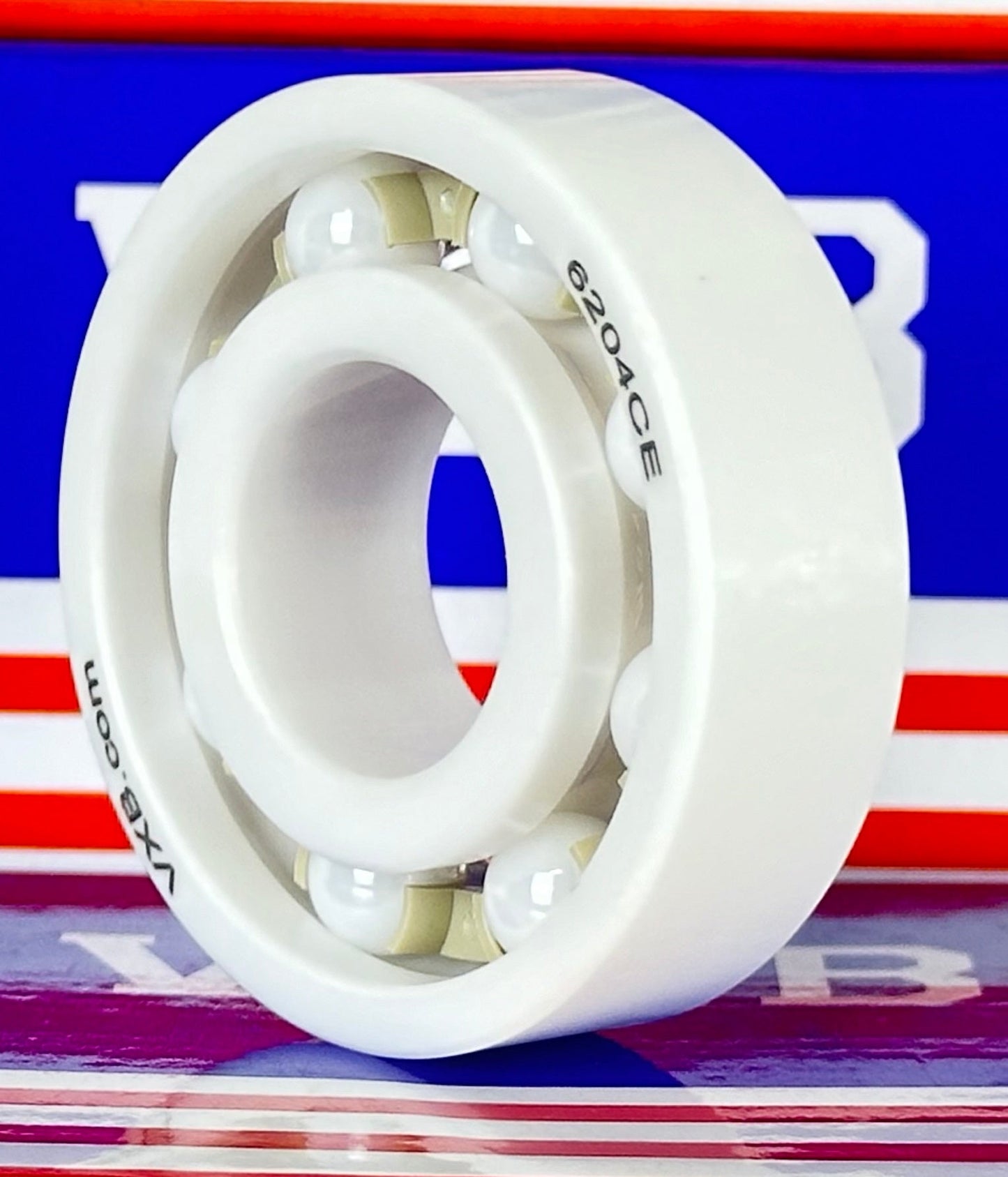 6204 Full Ceramic Bearing 20x47x14mm ZrO2 PEEK - fast shipping 🇺🇸
