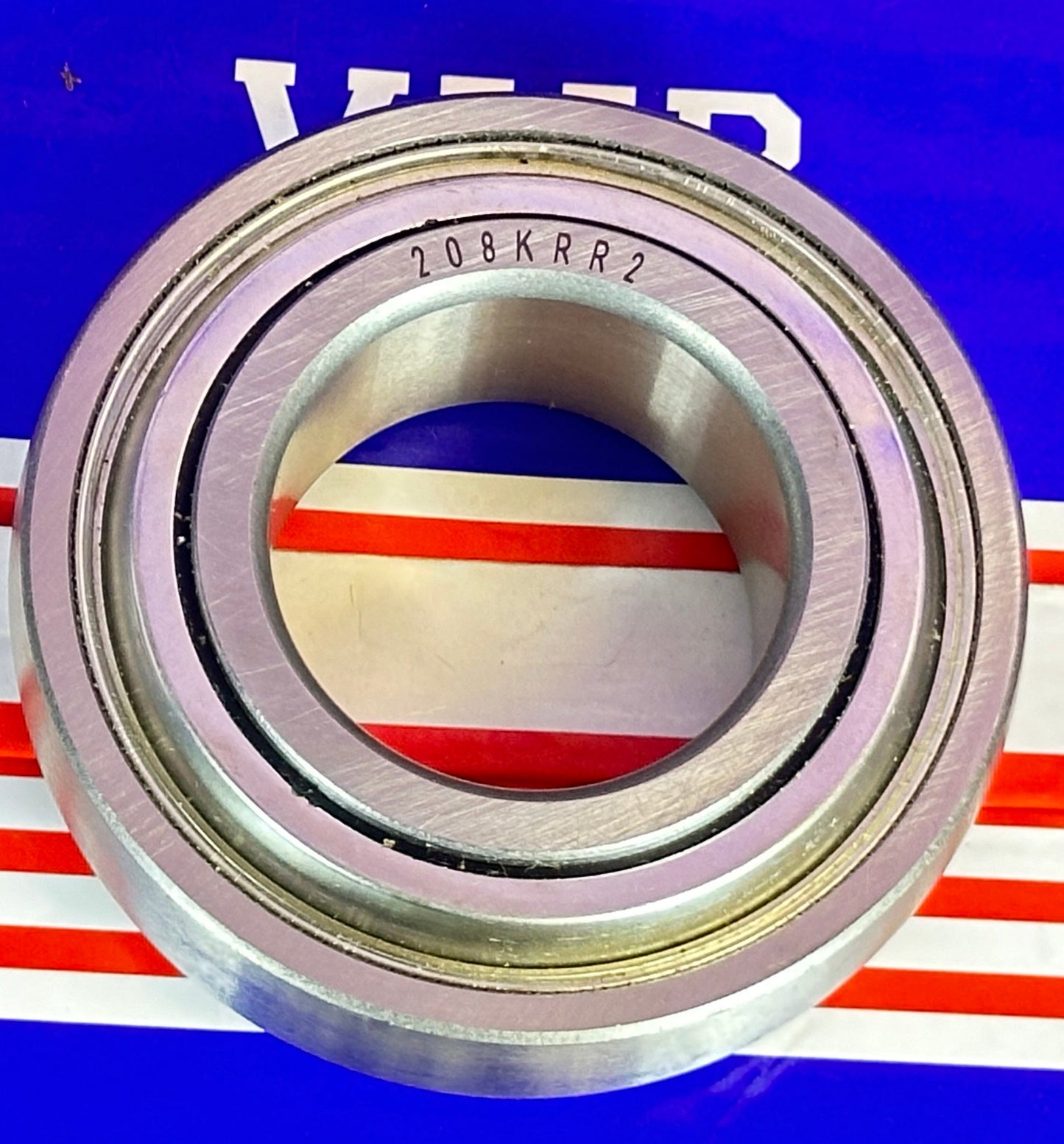 208KRR2 Round Bore Agricultural Bearing 40x80x18mm Extended Inner Ring 27mm - fast shipping 🇺🇸