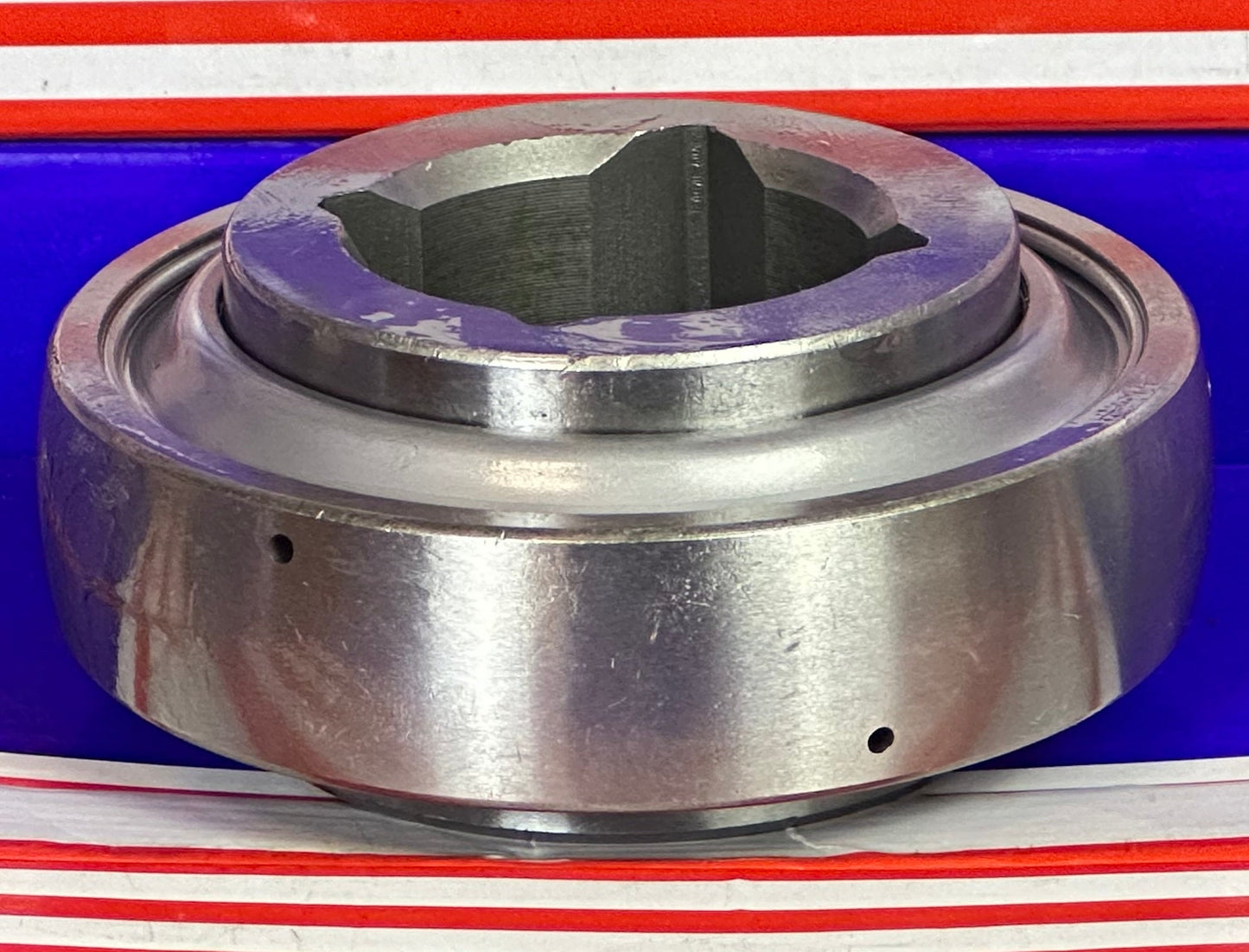 GW209PPB8 Agricultural Heavy Duty Bearing, 1-1/4" Square Bore Disc Bearing Greasable - fast shipping 🇺🇸