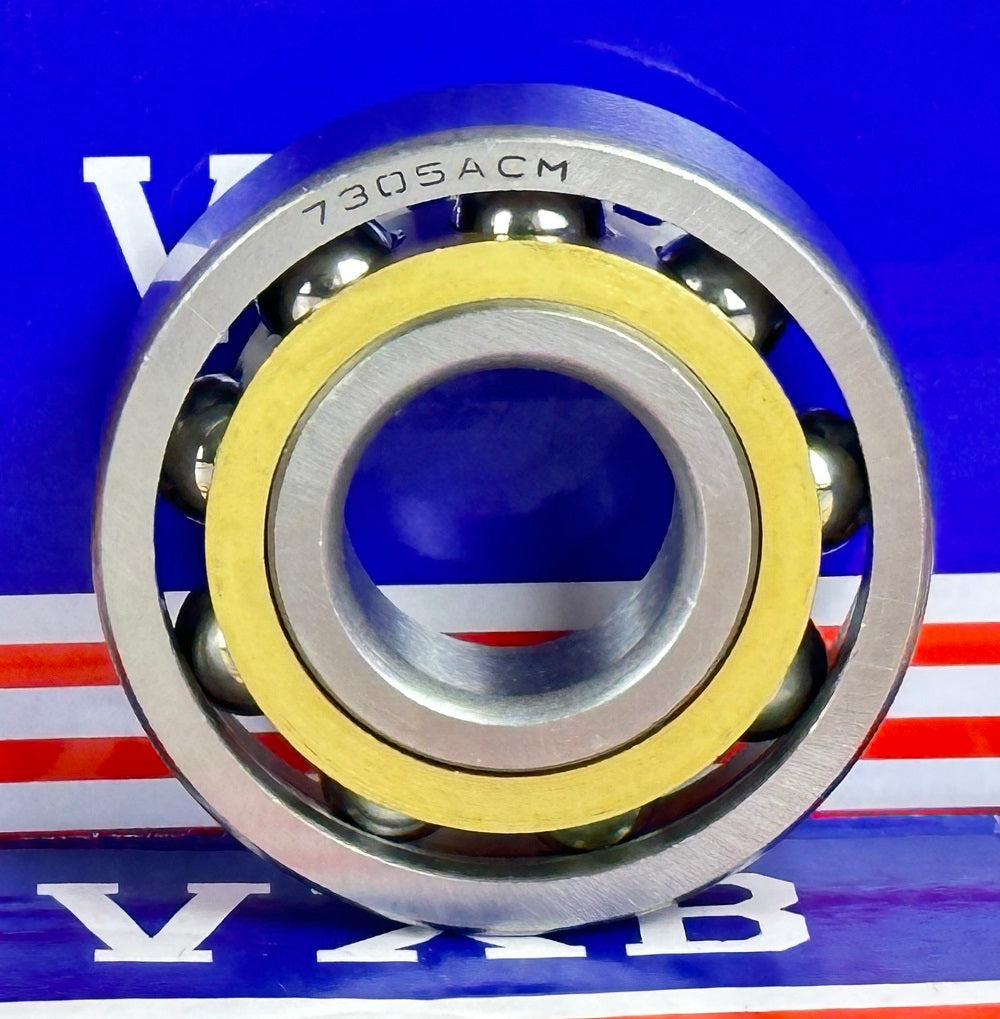 7305ACM Angular Contact bearing Bronze Cage 25x62x17mm - fast shipping 🇺🇸