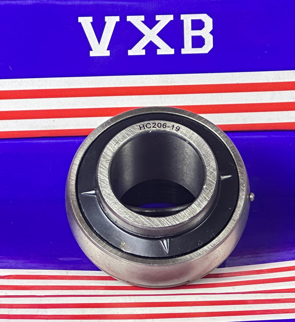 HC206-19 Bearing Insert 1 3/16 Inch Mounted - fast shipping 🇺🇸