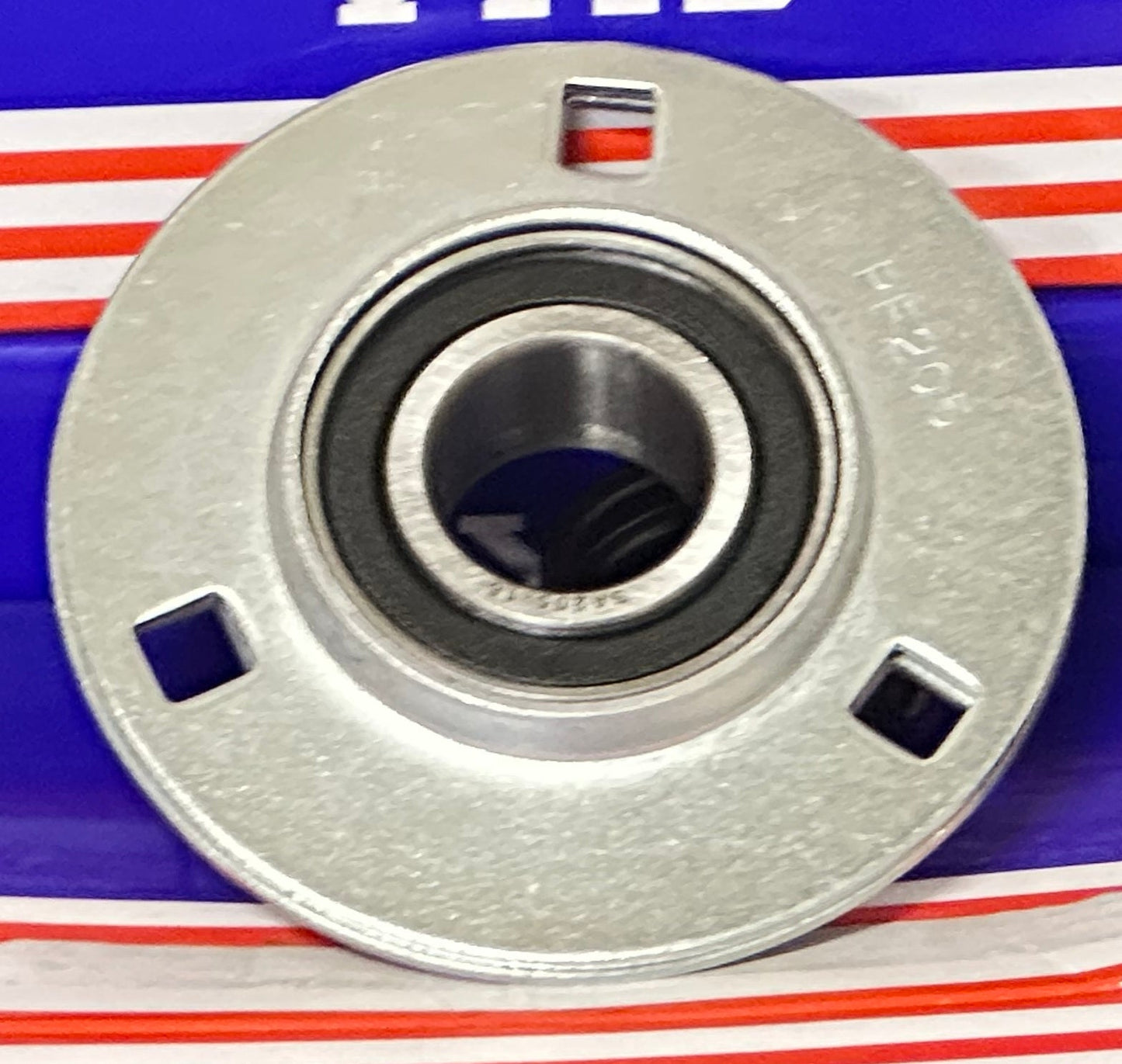 Bearing SAPF205-16 1" Pressed steel round 3-Bolt Flanged Mounted 1" Inner Diameter - fast shipping 🇺🇸