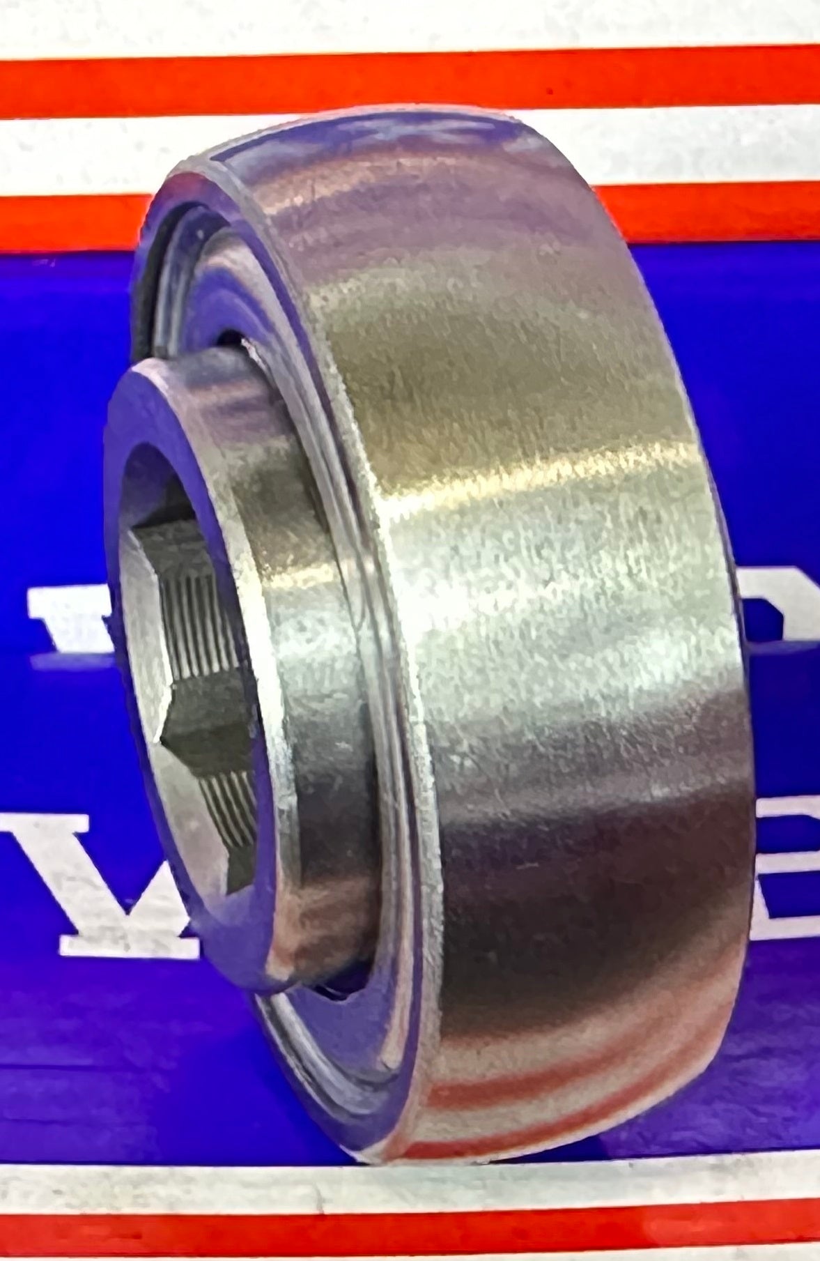 204KRRB2 Agricultural Machinery bearing - Two Single lip Seals & Hex bore - fast shipping 🇺🇸
