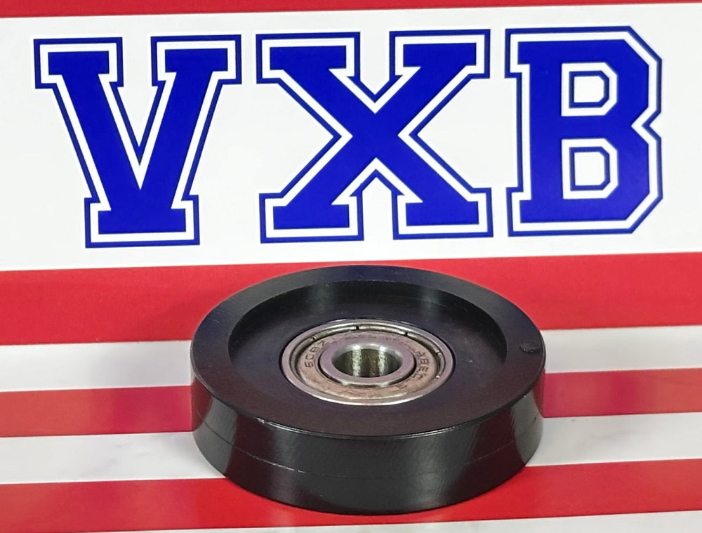 8x44x11mm Polyurethane Wheel Roller Bearing - Black Tire Sliding Guide - fast shipping 🇺🇸