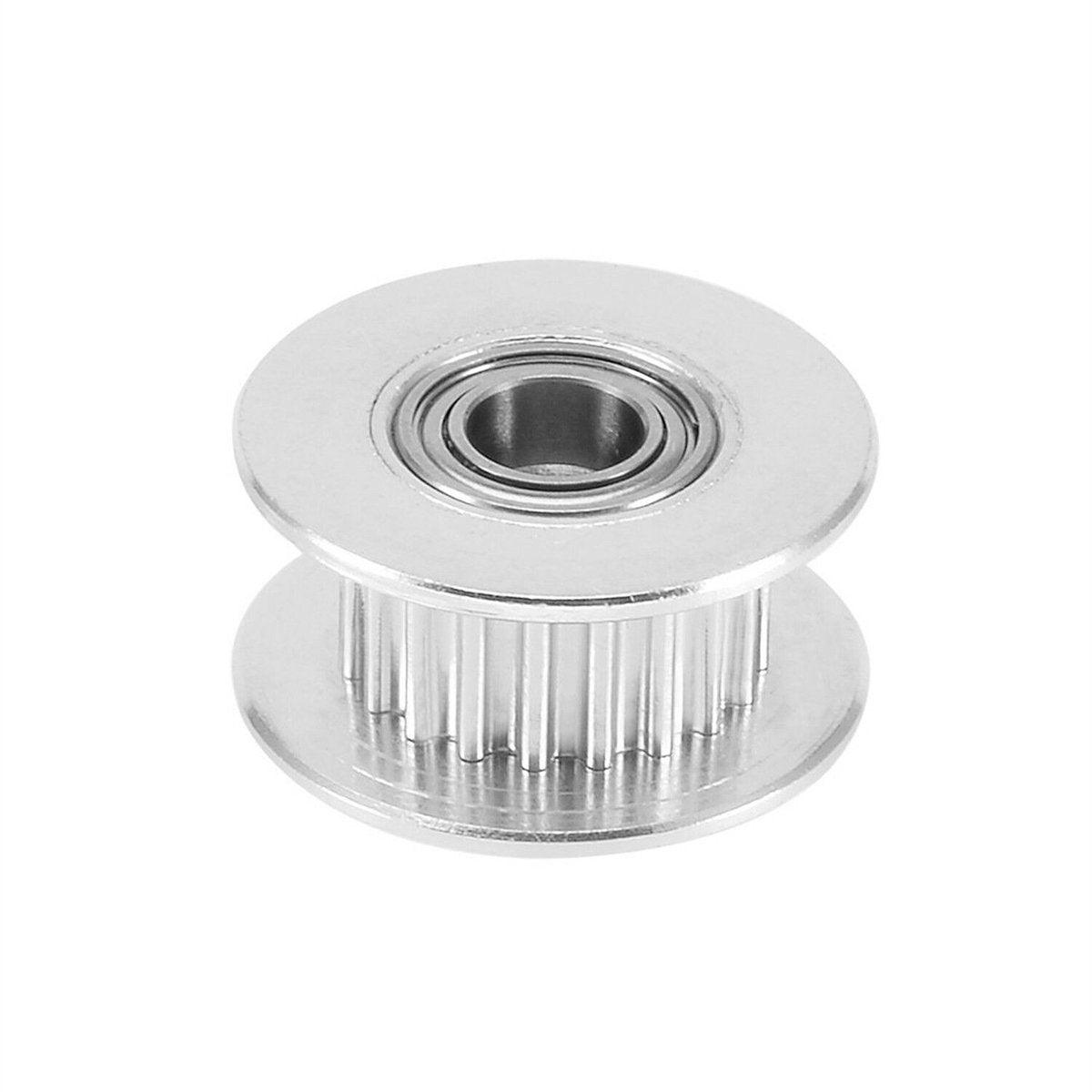 4mm Bore 20 Teeth 6mm wide GT2 Belt Idler Pulley Aluminum W/Bearing for 3D Printer - fast shipping 🇺🇸