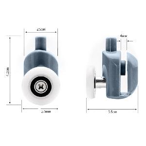4mm to 6mm Shower Sliding Glass Door Hardware Rollers Kit - fast shipping 🇺🇸