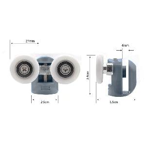 4mm to 6mm Shower Sliding Glass Door Hardware Rollers Kit - fast shipping 🇺🇸