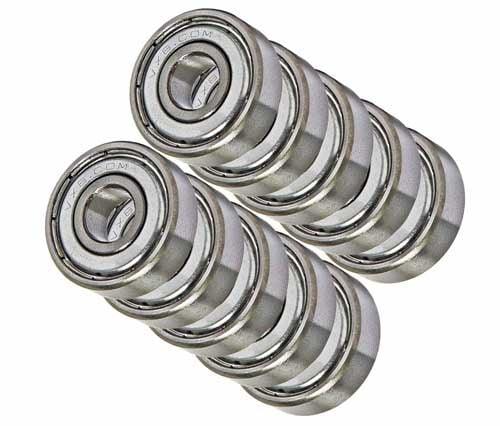 10-Pack 4x7mm Ball Bearings - Metal Shielded - 4mm Bore - fast shipping 🇺🇸