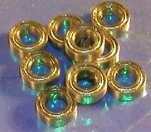 10-Pack 4x7mm Ball Bearings - Metal Shielded - 4mm Bore - fast shipping 🇺🇸