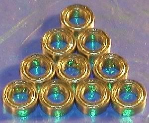 10-Pack 4x7mm Ball Bearings - Metal Shielded - 4mm Bore - fast shipping 🇺🇸