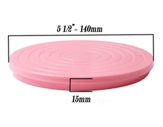 5 1/2" Pink Small Cake stand Lazy Susan Turntable Bearing - fast shipping 🇺🇸