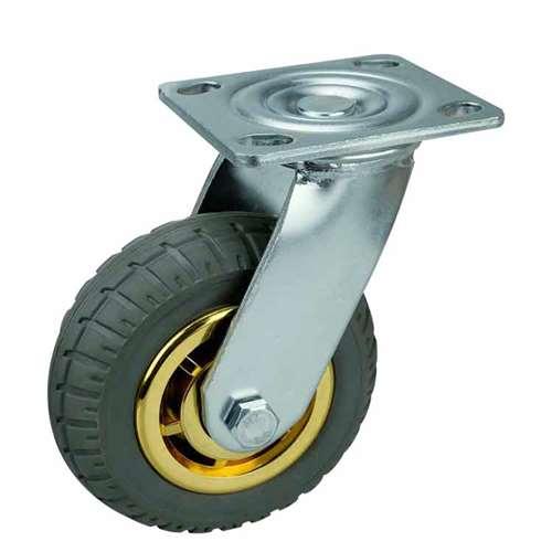 5" Heavy Duty Caster Wheel 507 Lbs - Polypropylene core - Rubber Top Plate - fast shipping 🇺🇸