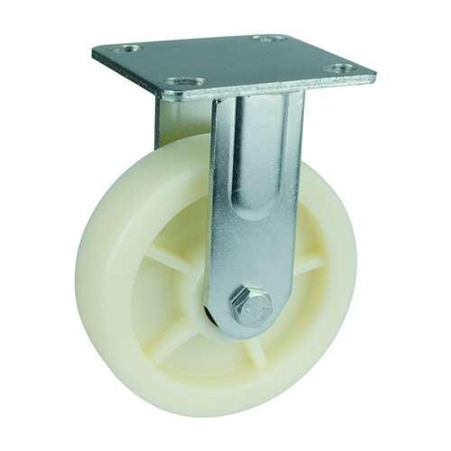 5" Heavy Duty Caster Wheel 617 Lbs Fixed co-polypropylene Top Plate - fast shipping 🇺🇸