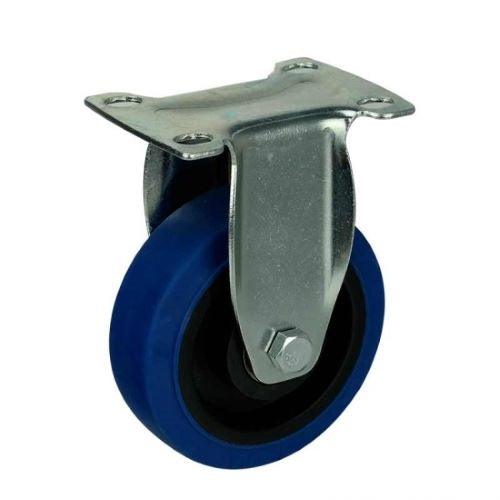 5" Caster Wheel 220 Lbs Rigid - TPR - Top Plate - fast shipping 🇺🇸