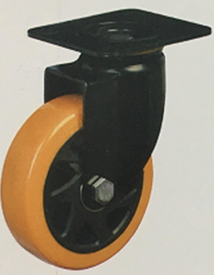 5" Caster Wheel 661 Lbs - PU - Polypropylene Top Plate - fast shipping 🇺🇸