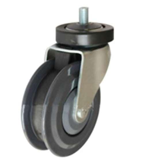 5" Shopping Cart Caster Wheel 220 Lbs - PU - fast shipping 🇺🇸
