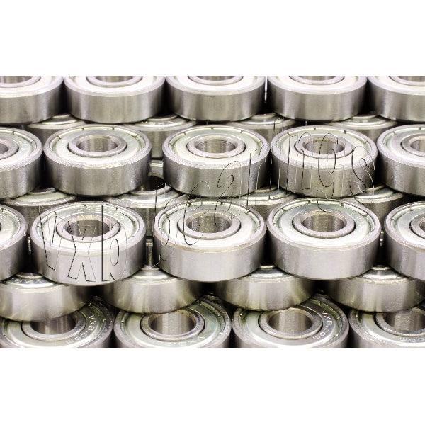 50 Bearing R3ZZ 3/16x1/2x0.196 inch Shielded Miniature Bearings - VXB Ball Bearings