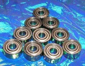 50 Bearing R3ZZ 3/16x1/2x0.196 inch Shielded Miniature Bearings - VXB Ball Bearings